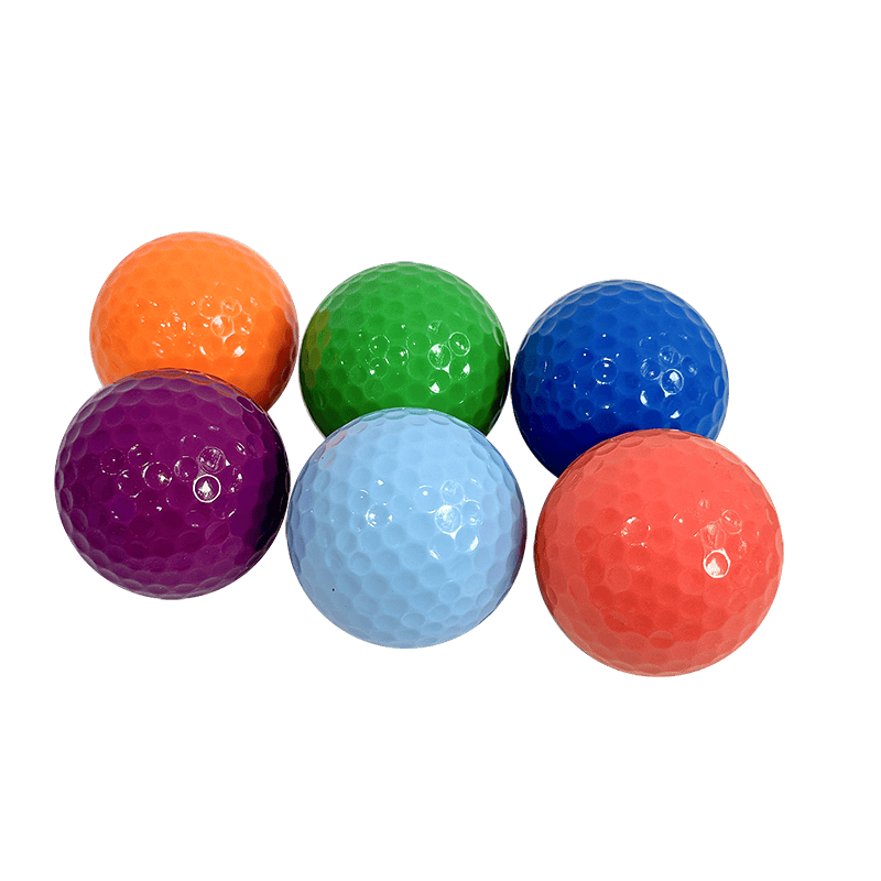 Boule de golf de pratique colorée